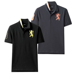 Giordano Men Polo Shirt Pack Of 2 Embroidered Pattern Fashion Polo Men Stretchy Short Sleeve Polos Para Hombre Brand Summer Tops