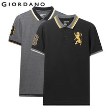 Load image into Gallery viewer, Giordano Men Polo Shirt Pack Of 2 Embroidered Pattern Fashion Polo Men Stretchy Short Sleeve Polos Para Hombre Brand Summer Tops