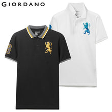 Load image into Gallery viewer, Giordano Men Polo Shirt Pack Of 2 Embroidered Pattern Fashion Polo Men Stretchy Short Sleeve Polos Para Hombre Brand Summer Tops