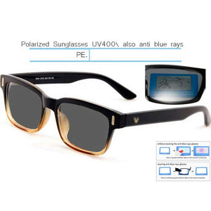 IVSTA Blue Light Glasses Computer Gaming Frame Men Anti Blue Rays Blocking Prescription Myopia Polarized Sunglasses Night Nerd