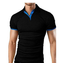 Load image into Gallery viewer, Summer short Sleeve Polo Shirt men Turn-over Collar fashion casual Slim Breathable Solid Color Business polo shirt  2019 TJWLKJ