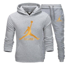 Load image into Gallery viewer, New Men  Hoodies Suit Fleece Warm Jordan 23 Tracksuit Men Sweatshirt Suit Hoodie+Sweat pants Jogging Homme Hooded Tracksuit XXL