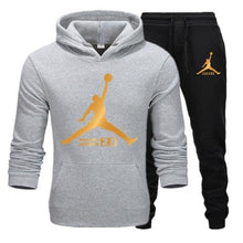 Load image into Gallery viewer, New Men  Hoodies Suit Fleece Warm Jordan 23 Tracksuit Men Sweatshirt Suit Hoodie+Sweat pants Jogging Homme Hooded Tracksuit XXL