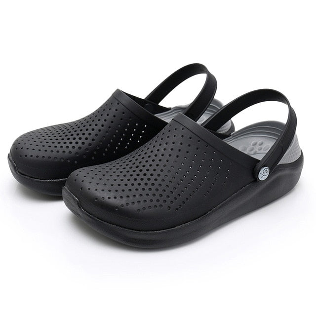 Women Mens Summer Water Shoes Light Breathable Casual Slippers Swimming Walking Beach Sports Anti-slip Flip Flops Soft Sandals