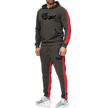 Load image into Gallery viewer, new Long Sleeve Hoodie Sweatshirt + sweatpants Sportswear crocodile men Suit fleece Autumn And Winter Trousers Sports Set Women