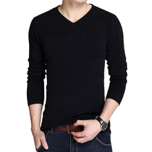 Load image into Gallery viewer, SHUJIN Spring Warm Turtleneck Sweater Men Fashion Solid Knitted Mens Sweaters 2018 Casual Male Double Collar Slim  Pullover