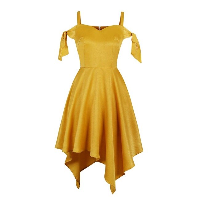 Summer womenswear frock 2019 casual solid color retro retro retro 50's and 60's robe Rockabilly swing Pinup Vestidos valentine party dress