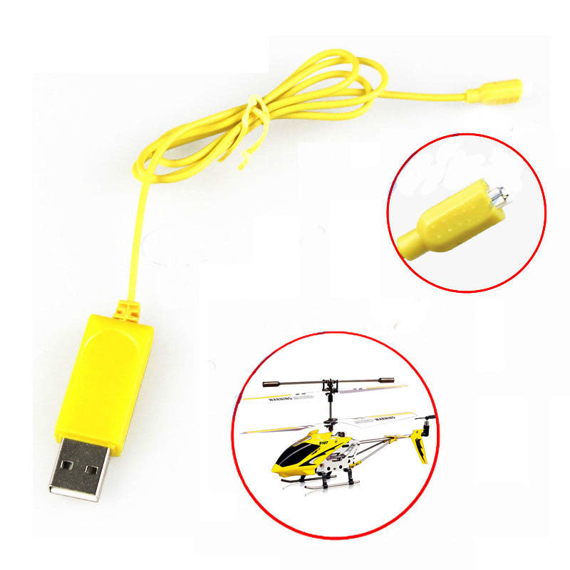 2PCS RC Helicopter Syma S107 S105 USB Mini Charger Charging Cable Parts Drone Charging Cable 40#yh