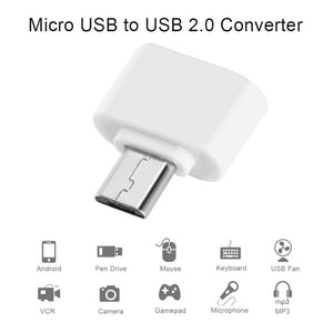 POWSTRO Mini OTG Cable USB Micro USB to USB Converter for Tablet PC Androidphone Samsung Xiaomi Huawei