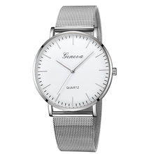 Load image into Gallery viewer, GENEVA Womens Classic Quartz Stainless Steel Wrist Watch Bracelet Watches