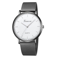 Load image into Gallery viewer, GENEVA Womens Classic Quartz Stainless Steel Wrist Watch Bracelet Watches