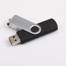 Load image into Gallery viewer, USB Flash Drive 32G USB 2.0 Micro USB Pen Drive Memory Stick U Disk with Caps for Both Computers and Android Devices