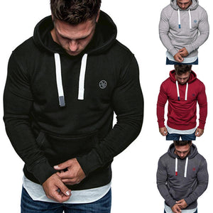 Men‘s Long Sleeve Autumn Winter Casual Sweatshirt Hoodies Top Blouse Tracksuits