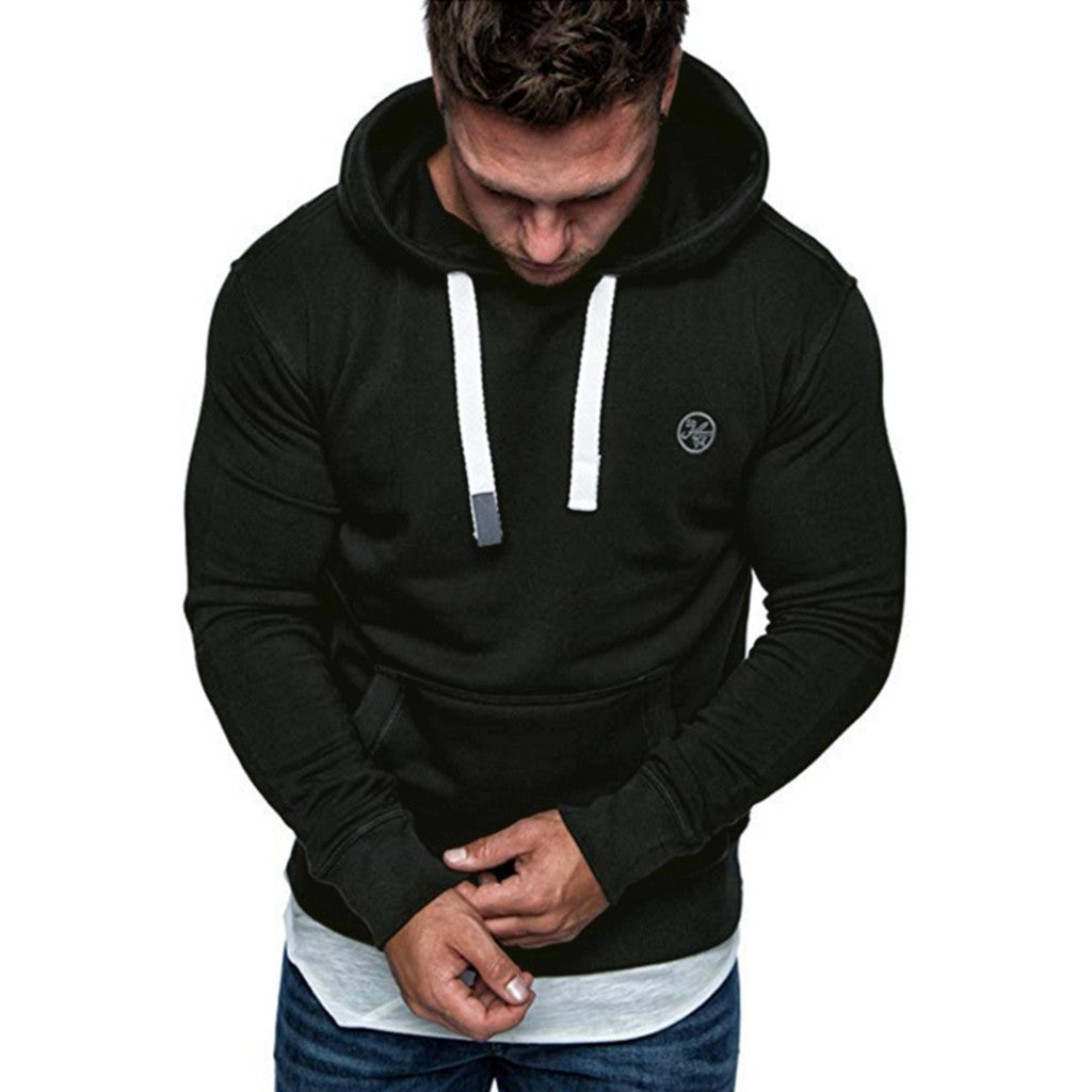 Men‘s Long Sleeve Autumn Winter Casual Sweatshirt Hoodies Top Blouse Tracksuits