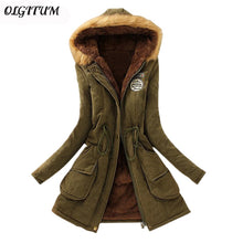 Load image into Gallery viewer, 2019 New Parkas Female Women Winter Coat Thickening Cotton Winter Jacket Womens Outwear Parkas for Women Winter