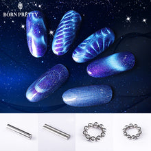 Load image into Gallery viewer, BORN PRETTY Magnetic Stick Mixed Size 3D Cat Eye Effect Strong Plate for UV Gel Polish Nail Art Tool