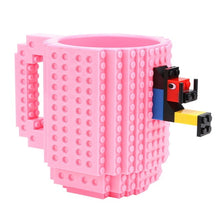 Load image into Gallery viewer, 350ml Creative Coffee Mug Travel Cup Kids Adult Cutlery Lego Mug Drink Mixing Cup Dinnerware Set for Child