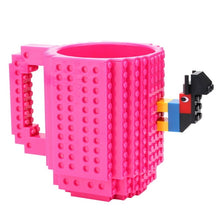 Load image into Gallery viewer, 350ml Creative Coffee Mug Travel Cup Kids Adult Cutlery Lego Mug Drink Mixing Cup Dinnerware Set for Child